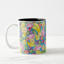 Caneca Linha Frutas Fun