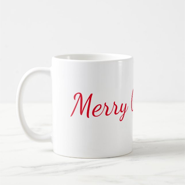 Caneca Merry Christmas Kaffeetasse (Links)