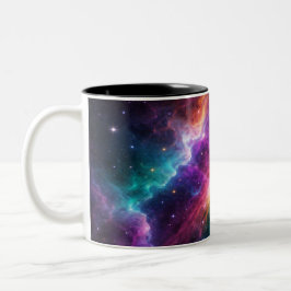 Caneca (Mug) Festa das Nebulosas Zweifarbige Tasse