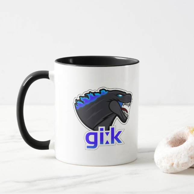 Caneca Oficial giːk Tasse (Mit Donut)