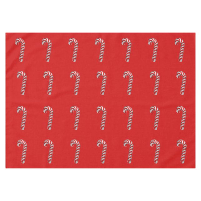Canes 60" x 80" Tablette Tischdecke (Vorderseite (Horizontal))