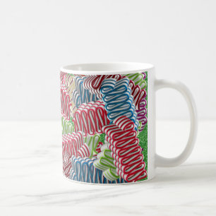 Canettes à ruban de Noël Café Mug