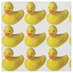 Canettes en caoutchouc jaune Imprimer tissu Motif