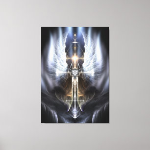 Canevas d'art fractal Heavenel Angel Wing