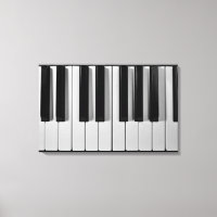 Canevas étirées personnalisées pour clavier de pia