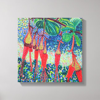 Canevas Étitré Fuchsiaflower Gooseberry Imprimer