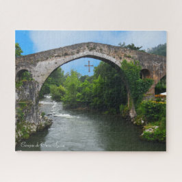 Cangas de Onis , Spanien Jigsaw Puzzle