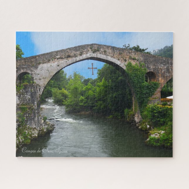 Cangas de Onis , Spanien Jigsaw Puzzle (Horizontal)