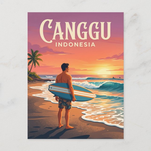 Canggu Indonesien Postkarte (Vorderseite)