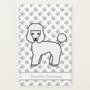 Caniche jouet blanc Chien de dessin animé mignon &
