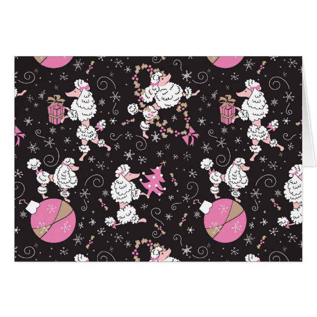 Caniches décorant la nouvelle version (Devant horizontal)