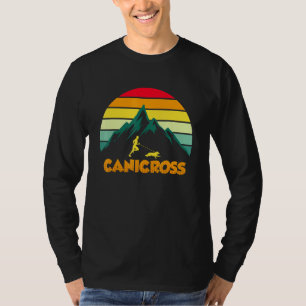 Canicross-Hundesport Bergläufer Mit Hund Laufen T-Shirt