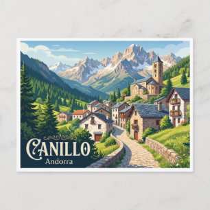 Canillo Village Andorra Postkarte