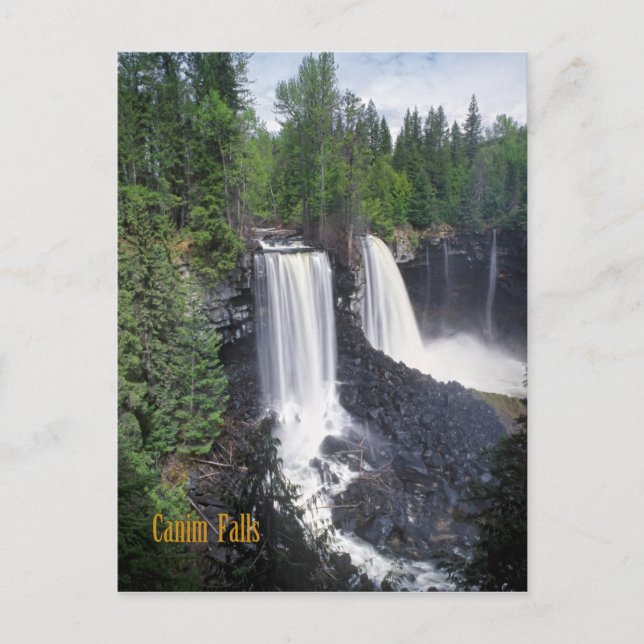 Canim Fall, BC, Kanada Postkarte (Vorderseite)