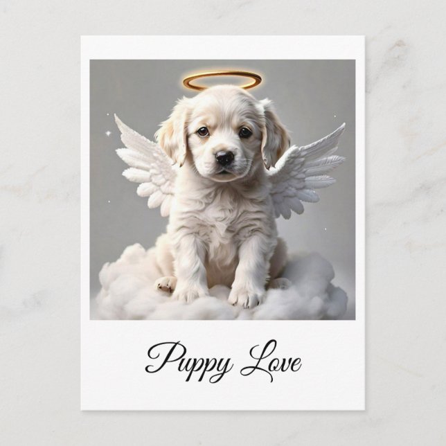 " CANINE CHERUB " CARTE POSTALE (Devant)
