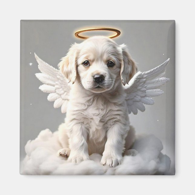 " CANINE CHERUB " MAGNET (Vorne)
