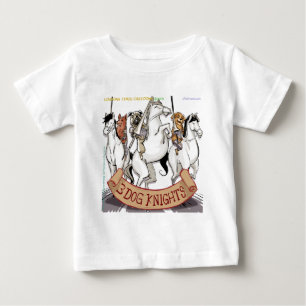 Canine Chivalry Funny Cartoon Baby T-shirt