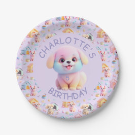 Canine Cuddle 2 Pappteller