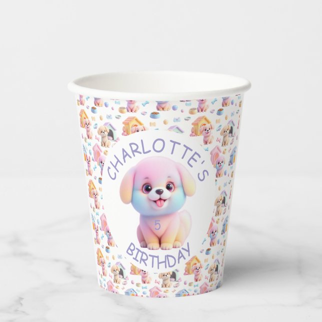 Canine Cuddle Pappbecher (Vorderseite)