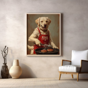Canine GRILLEN King of Patties Poster