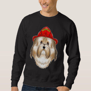 Canine Handler I Fireman Dog I Feuerwehrhavanes Sweatshirt