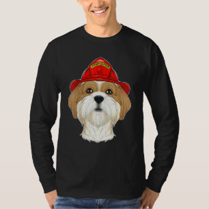 Canine Handler I Fireman Dog I Feuerwehrmann Shih T-Shirt