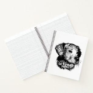 Canine Head Sketch Notizbuch
