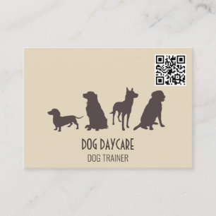 Canine Pack Hundeschulung QR-Code Visitenkarte