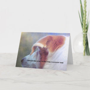 CANINE SALVATION Grußkarte Dankeskarte