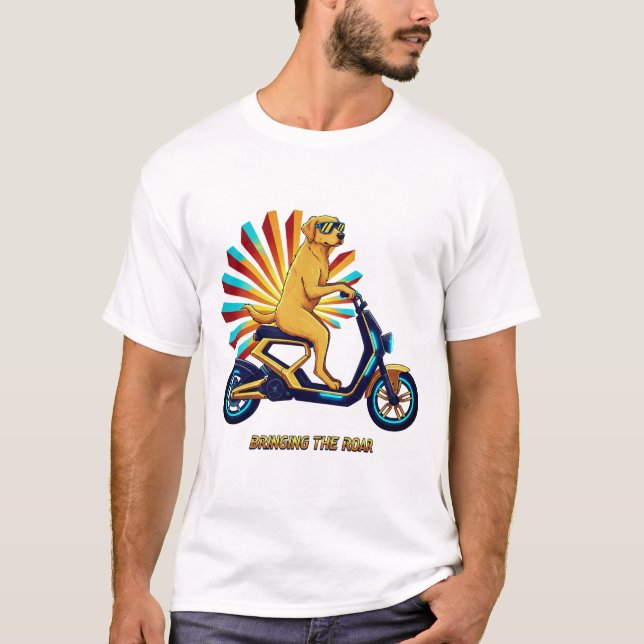 Canine Swagger bringt den Roar Dog T - Shirt (Vorderseite)