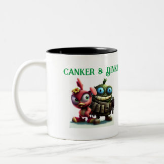 Canker & Dinky Classic Zweifarbige Tasse