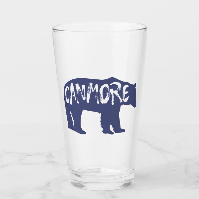 Canmore Alberta Bear Glas (Vorderseite)