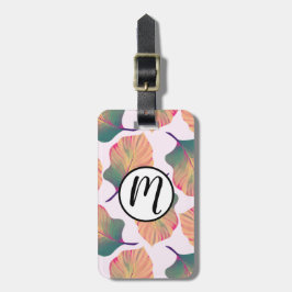 Canna Tropicanna Blätter in Pastel Gepäckanhänger