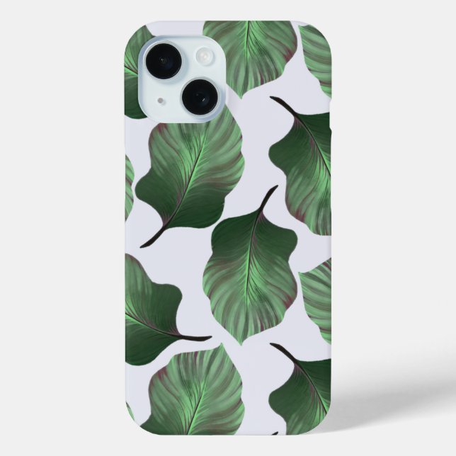Canna Tropicanna Tropical Blätter, grün Case-Mate iPhone Hülle (Rückseite)