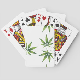 Cannabis-  Zazzle_Growshop. Spielkarten