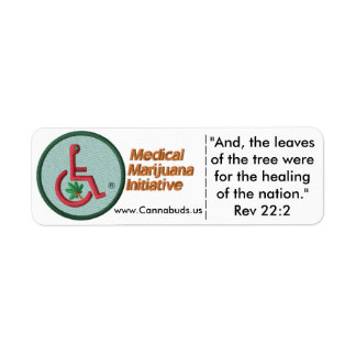 Cannabuds™ 2,25 Zoll x 0,75 Zoll Etikettenblätter