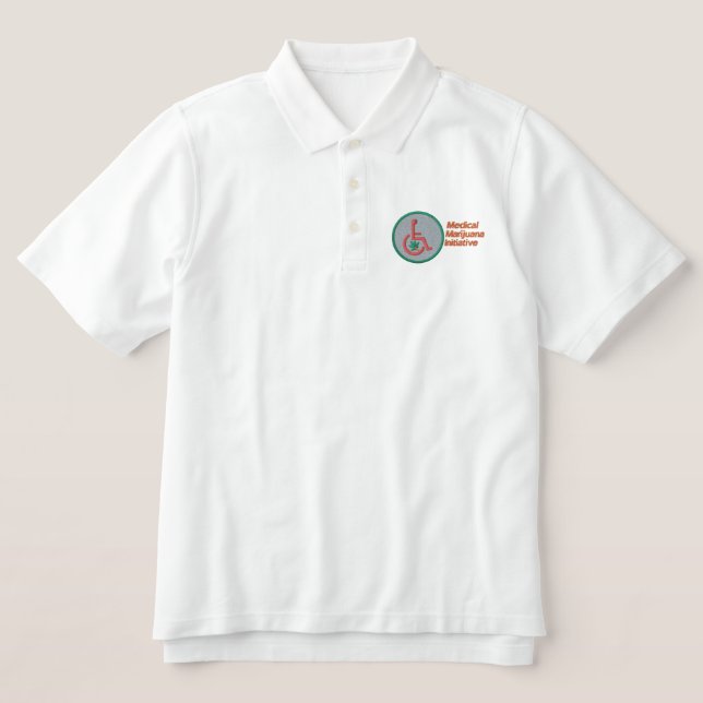 Cannabuds™ Arizona Caregiver Network Polo Shirt (Design Vorderseite)
