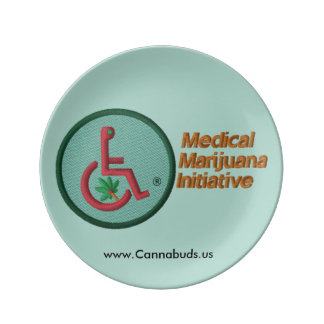 Cannabuds™ MMINAIL Porzellan Asche Plättchen Porzellanteller