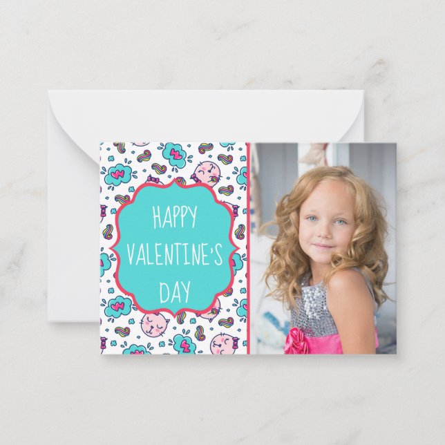 Canne Doodles Saint-Valentin Cartes photos sur mes (Devant)