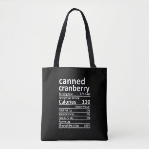 Canned Cranberry Nutrition Erntedank Food Fakten Tasche