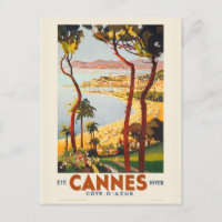 Cannes - Côte d'Azur Frankreich Vintage Poster 193