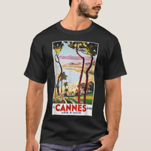 Cannes Côte d'Azur Französische Riviera Vista Summ T-Shirt