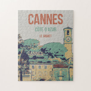 Cannes Côte d'Azur Le Suquet Illustration Frankrei