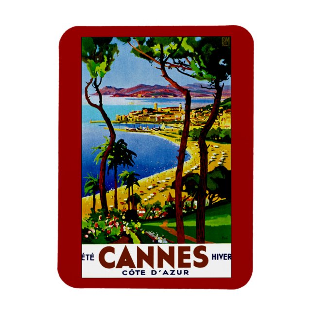 Cannes - Côte d'Azur Magnet (Vertikal)