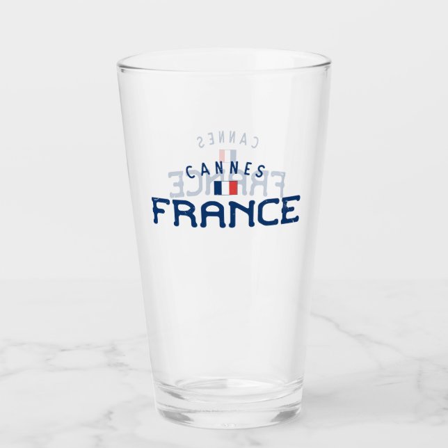 Cannes France Glas (Vorderseite)