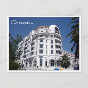Cannes Hotel Postkarte