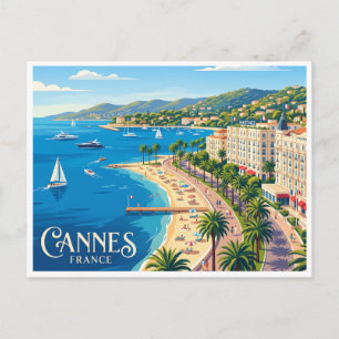 Cannes La Croisette Frankreich Postkarte
