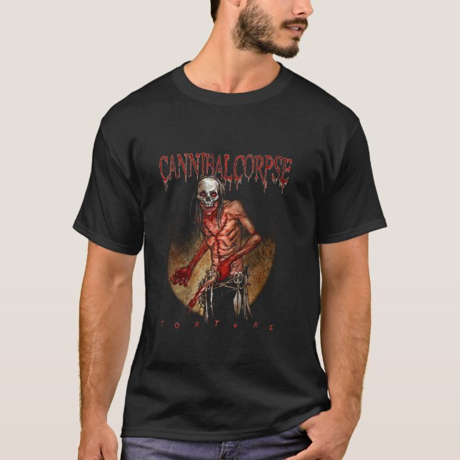 Cannibal Corpse - Offizieller Merchandise - Folter T-Shirt (Vorderseite)