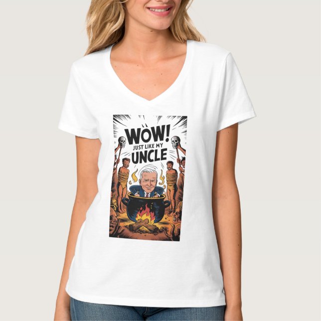 Cannibals Ate My Oncle Joe Biden T-Shirt (Vorderseite)