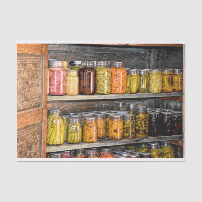 Canning Fall Ernte Preserve Seidenpapier (Vorderseite)